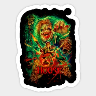 Escape The Demonic House Thrilling Movie-Inspired T-Shirt Sticker